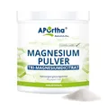 Produktbild: APOrtha Magnesium Citrat 400g veganes Pulver wasserfrei I Nahrungsergänzungsmittel Magnesium Citrate wasserlöslich I Magnesiumcitrat ohne Zusatzstoffe I Trimagnesiumdicitrat