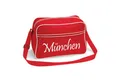 Produktbild: multifanshop Schultertasche München rot - Schriftzug - Tasche