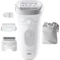 Produktbild: Braun Silk-épil 7 SE7-030 Epilierer Weiß/Silber (Akkubetrieb)