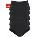 Produktbild: petite fleur Taillenslip (5er-Pack) aus weicher Pikee-Qualität schwarz 48
