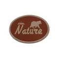 Produktbild: Nature Etikett - Aufnäher, Bügelbild, Aufbügler, Größe: 0 x 0 cm