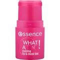 Produktbild: essence WHAT A TINT! staining lip & cheek tint, Rouge, Nr. 10, Pink, kühlend, Färbeeffekt, sofortiges Ergebnis, natürlich, vegan, ölfrei, ohne Parabene, ohne Mikroplastikpartikel, 1er Pack (5g)