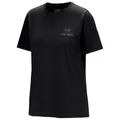 Produktbild: Arc'teryx - Women's Kragg SL Cotton Emblem Crew S/S - T-Shirt Gr M schwarz