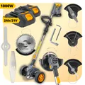 Produktbild: Akku-Rasentrimmer 1000 W mit Zubehör – 21 V & 2x Akku Motorsense Trimmer