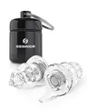 Produktbild: Senner ® PartyPro | Gehörschutz für Musik & Musiker - Ohrstöpsel für Festivals, Konzerte, Partys und Discos - transparente Party Earplugs mit 18 dB Lärmreduzierung - mit Alubehälter