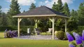 Produktbild: Pavillon Holz Gartenpavillon Gartenlaube Holm 1 kesseldruckimprägniert 359x359x315 cm