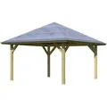 Produktbild: CHILLROI Woodfeeling Garten Pavillon Astana Premium