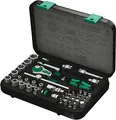 Produktbild: Wera 8100 SA 2 Zyklop Speed-Knarrensatz, 1/4 Zoll metrisch, Schwarz, 42-teilig, 05003533001