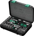 Produktbild: Wera Zyklop Speed-Knarrensatz 1/4 Zoll metrisch 42-teilig Schwarz Metallkoffer