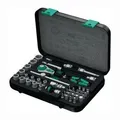 Produktbild: Wera Steckschlüsselsatz Zyklop Speed 42tlg. 1/4″ SW 4-14 mm Anzahl Zähne 72 6-ka
