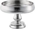 Produktbild: MichaelNoll Dekoschale Dekoteller Schale Aluminium Silber - Dekoschale aus Metall - 28 cm