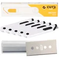Produktbild: CutX Set 5x Cuttermesser Kartonmesser Folien Multicut X5044 + 10x Ersatzklingen