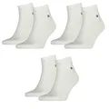 Produktbild: Tommy Hilfiger Herren Quarter Socken Business Sneaker Socken 6 Paar, Farbe:300 - white, Socken & Strümpfe:39-42