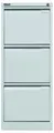 Produktbild: BISLEY Hängeregistraturschrank, einbahnig, DIN A4, 3 HR-Schubladen, Metall, 645 Lichtgrau, 62.2 x 41.3 x 101.6 cm