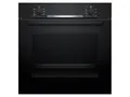 Produktbild: Bosch HBA510BA3, Serie 2, Einbau-Backofen, 60 x 60 cm, 3D-Heißluft für gleichmäßiges Backen auf 3 Ebenen, Schnellaufheizung, Halogen-Innenbeleuchtung, Schwarz