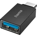 Produktbild: Hama USB-OTG-Adapter USB-C-Stecker - USB-Buchse USB 3.2 Gen 1 Schwarz