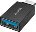 Produktbild: Hama USB-Adapter USB-C M bis USB Typ A W 3.2 Gen 1 On-The-Go Schwarz (00200311)