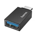 Produktbild: Hama USB-C-OTG auf USB-A-Adapter schwarz