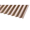 Produktbild: Acryl Wellplatten 3mm Sinus 76/18 Wabenstruktur bronce 1045 x 7000