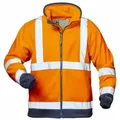 Produktbild: elysee Leo Warnschutz-Fleecejacke | Warnorange/marine | L - Warnorange/marine