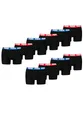 Produktbild: PUMA Boxer Boxershorts Men Herren Everyday Unterhose Unterwäsche 10er Pack, Farbe:Black/Blue/Red, Bekleidungsgröße:XL