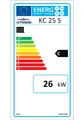 Produktbild: ATMOS Kohlevergaserkessel Kombitherm KC25S Heizkessel 26kW Brennstoff Kohle Holz