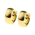 Produktbild: Ernstes Design Creolen evia Ohrringe E641 mattiert vergoldet 12 mm Edelstahl