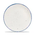 Produktbild: Churchill Stonecast HINTS Indigo Blue Coupe Plate Porzellan Teller Platte 26 cm