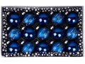 Produktbild: Kugelsortiment 15 Stk. 6cm Midnight Blue Weihnachtskugeln Christbaumkugeln