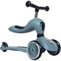 Produktbild: Scoot and Ride 2In1-Kinderscooter Highwaykick 1, Blau, Metall, Kunststoff, 24x37x55 cm, höhenverstellbarer Lenker, weicher Sitz, Anti-Überschlag-Vorrichtung, Outdoor Spielzeug, Kinderfahrzeuge, Scooter & Cityroller