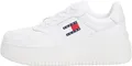Produktbild: Tommy Jeans Damen Flatform Sneaker Retro Basket Flatform Essential Schuhe, Weiß (White), 41