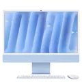 Produktbild: Apple iMac MWUF3D/A Blau - 61cm24'' M4 8-Core Chip, 8-Core GPU, 16GB Ram, 256GB SSD Apple M4 Chip M4-8 / 16 GB RAM | 256 GB / Apple 8-Core GPU ( ) / All-in-One PC ( AIO ) 59,69 cm (24