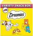 Produktbild: DREAMIES Katzensnacks Huhn Käse Lachs knusprige Taschen zarte Füllung 12 x 60g