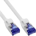Produktbild: INLINE Patchkabel Slim, Cat,6A, S/FTP, TPE (LSZH) flexibel, PoE, weiß, 30m
