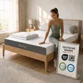Produktbild: Arensberger Matratze Anna 80x200cm Höhe 13cm | NANOCELL® Gel-Schaum | Mittelfest H3 | Premium-Bezug 240g/m² | 60°C waschbar | Kaltschaum-Matratze 80x200 | Note 1,1 | Öko-Tex Zertifiziert