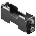 Produktbild: Batterie-/Akku-Halter für 2x Mignon-Zellen AA mit Druckknopf-Anschluß