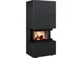 Produktbild: Kratki Kaminbausätze KRATKI Easy Box 7 kW Schwarz Doppeltüröffnung 2.BimSchV2 O 160 mm