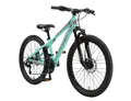 Produktbild: Bikestar Mountainbike 24 Zoll Aluminium Kinderfahrrad, 8 - 13 Jahre, Mädchen, Jungen, 21 Gang Shimano Tourney RD-TY300 Schaltwerk, Kettenschaltung, Scheibenbremsen, Rahmen 33 cm, Hardtail