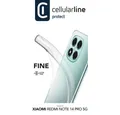 Produktbild: Cellularline Handyhülle Fine Case für Xiaomi Redmi Note 14 Pro 5G Clear (61035)