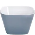 Produktbild: KAHLA 206010A72499C Pronto Colore kleine Schale eckig 6x6 cm stormy blue|blau-graues Schälchen aus Porzellan