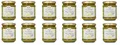 Produktbild: 12x Brontedolci Pesto di Pistacchio Pistazien Pesto kochsaucen pasta sauce Ideal zum Würzen der ersten Gänge 190g in Glas aus Sizilien mit 55% Pistazien