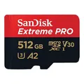 Produktbild: SanDisk Extreme Pro 512 GB microSDXC UHS-I Speicherkarte bis 200 MB/s SDSQXCD-512G-GN6MA