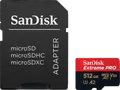 Produktbild: SanDisk microSDXC Extreme Pro 512GB 140 MB/s SDSQXCD-512G-GN6MA