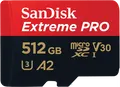 Produktbild: SanDisk Extreme Pro 512GB microSDXC UHS-I Karte