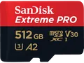 Produktbild: SANDISK Extreme PRO® UHS-I, Micro-SDXC Speicherkarte, 512 GB, 200 MB/s NEU OVP