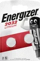 Produktbild: Energizer Knopfzelle CR 2032 Lithium, 3 V, 2er Pack