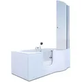 Produktbild: AcquaVapore by Sandra Jentho Seniorendusche, Weiß, Glas, Kunststoff, Metall, Rechteckig, 85x200x170 cm, CE, Badezimmer, Baden & Duschen, Duschkabinen