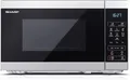 Produktbild: SHARP Mikrowelle YC-MS02ES | 20L | 800W | 11 Stufen | Auftaufunktion | Touch-Bedienung | Edelstahl | Silber
