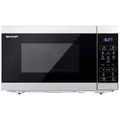 Produktbild: Sharp YC-MS02ES Mikrowelle Schwarz, Silber, Weiß 800 W