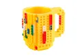 Produktbild: Goods+Gadgets Tasse Brick Mug Tasse mit Bausteinen, Polycarbonat, Kaffeetasse Kaffee-Becher 350ml